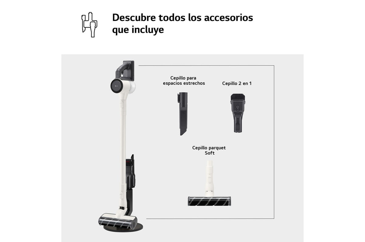 ASPI. ESCOBA LG A9C-SLIM1C 25,9V 150W CICLONICO