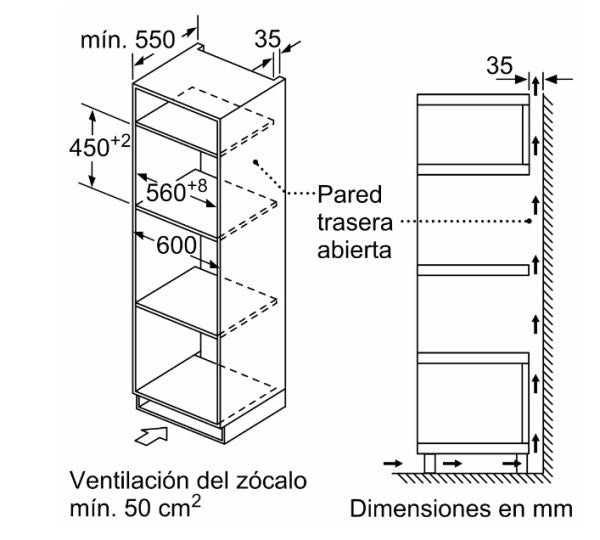 HORNO BOSCH CMA585GS1 44L MICROONDAS
