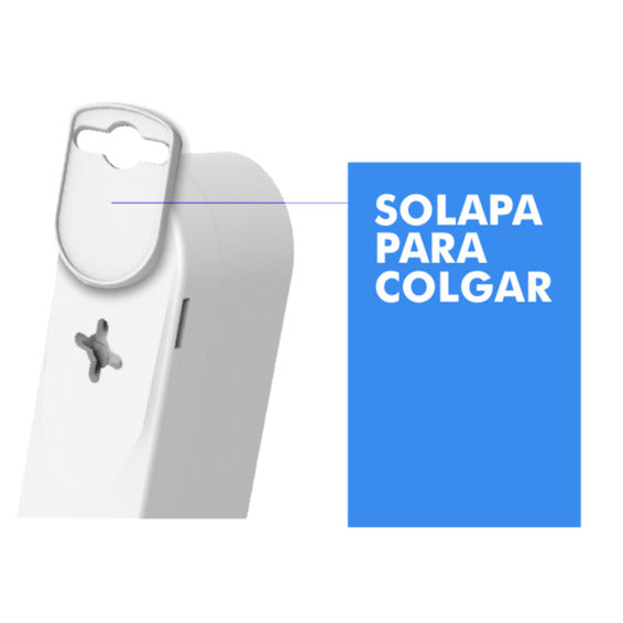REGLETA SILVERSANZ 5 TOMAS BLANCA INTERRUPTOR 1.5M