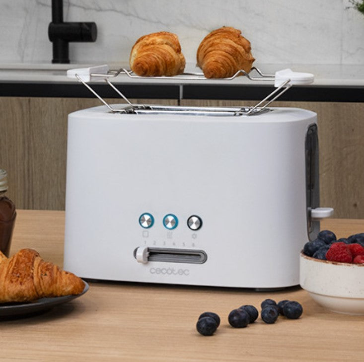 TOST. CECOTEC TOAST&TASTE 9000 2R CORTO BCO 3188