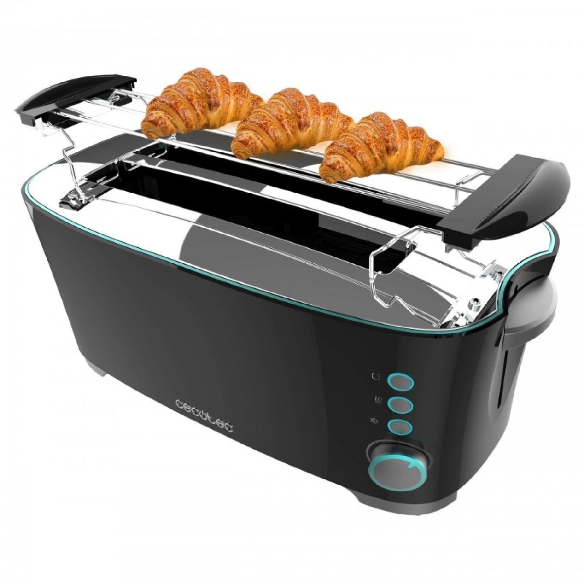 TOST. CECOTEC TOAST&TASTE 2R LARGO NEGRO 2180