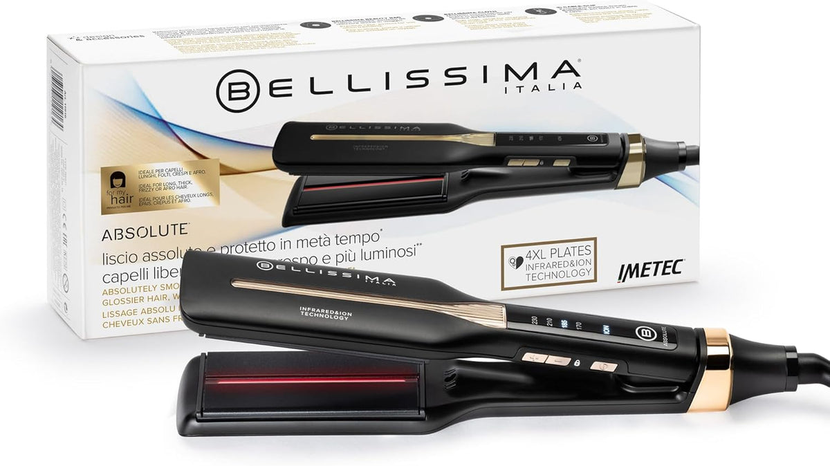 PLANCHA PELO BELLISSIMA ABSOLUTEINFRARROJOS CERAMI