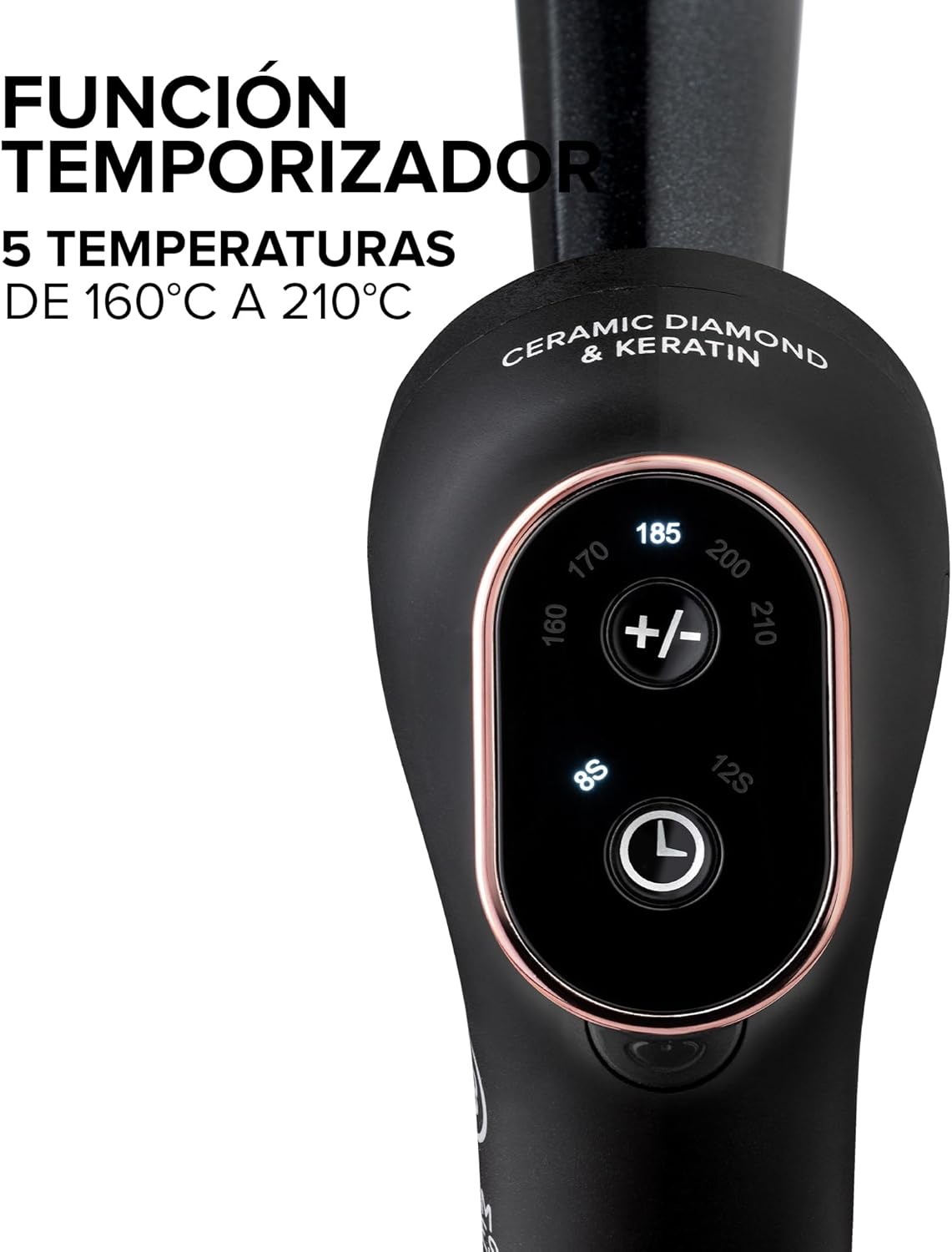 RIZADOR BELLISSIMA GLAM WAVESCONICA CERAMICA QUERA