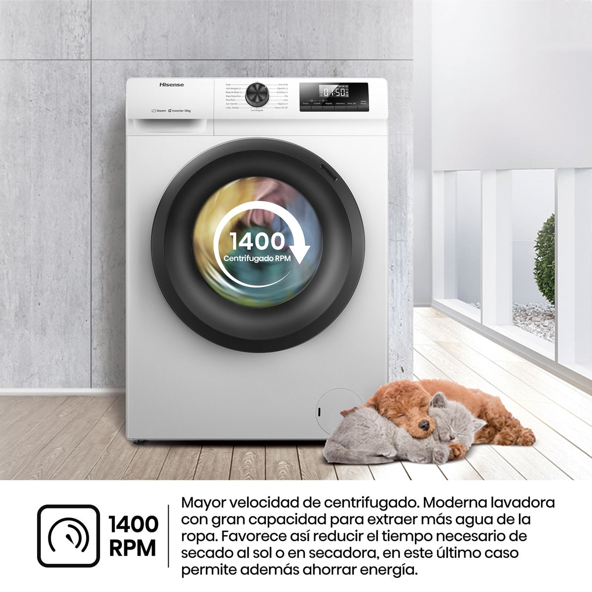 LVD. HISENSE WF1Q1041BW 10K 1400R BCA