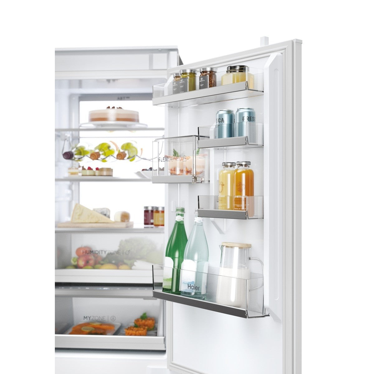 Vista adicional del frigorífico combi integrable Haier HBW7518BT, imagen 3 de la galería