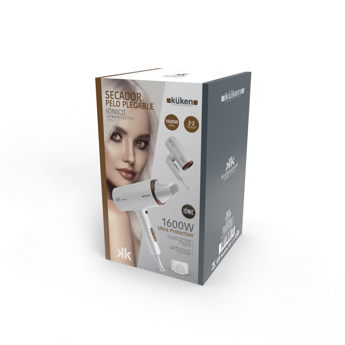 SECADOR KUKEN 39966 IONICO 1600W PLEGAGLE