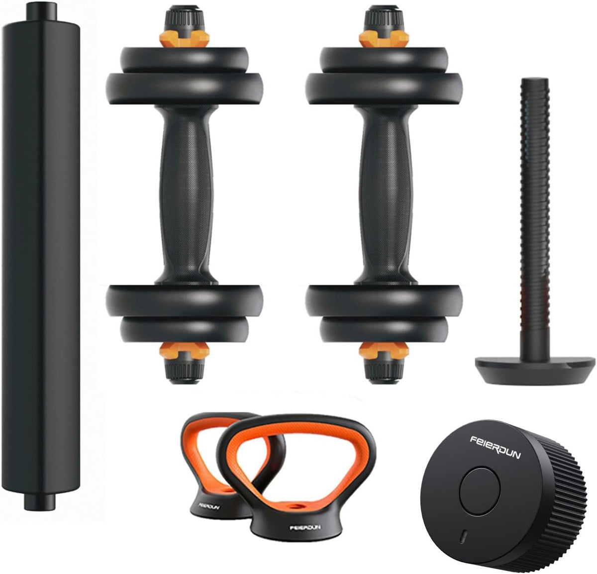 KIT XIAOMI MANCUERNAS+BARRA+PESA RUSA 10 KG+SENSOR