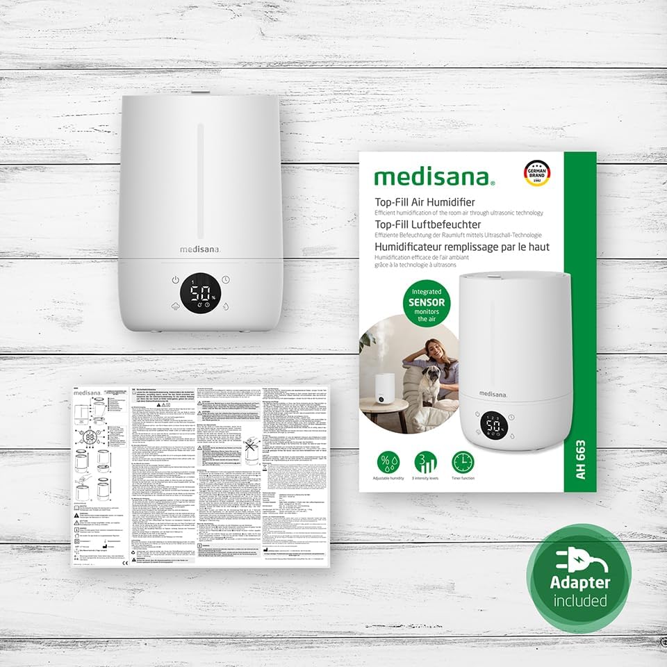 HUMIDIFICADOR MEDISANA AH663 4,5L SENSOR