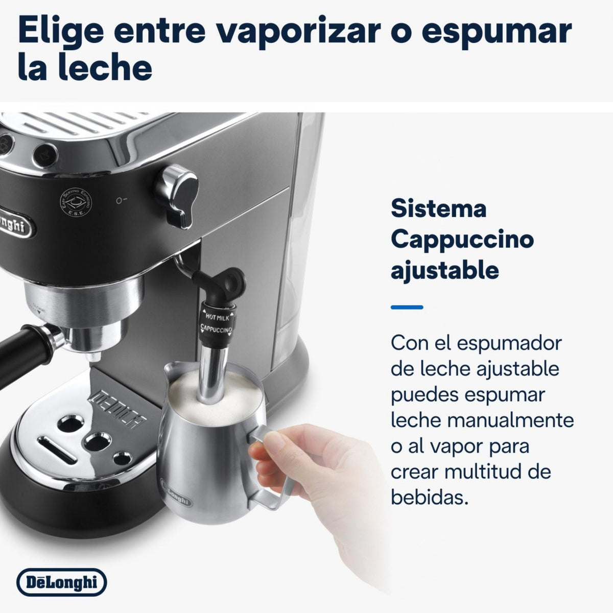 CAFET. DELONGHI EC685.BK + REGALO MOLINILLO KG200