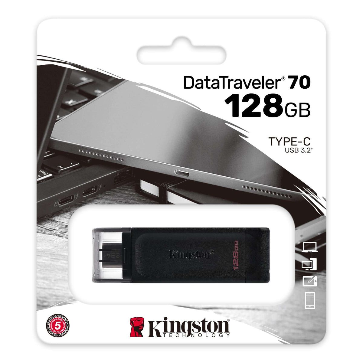MEMORIA USB-C KINGSTON DT70/128GB