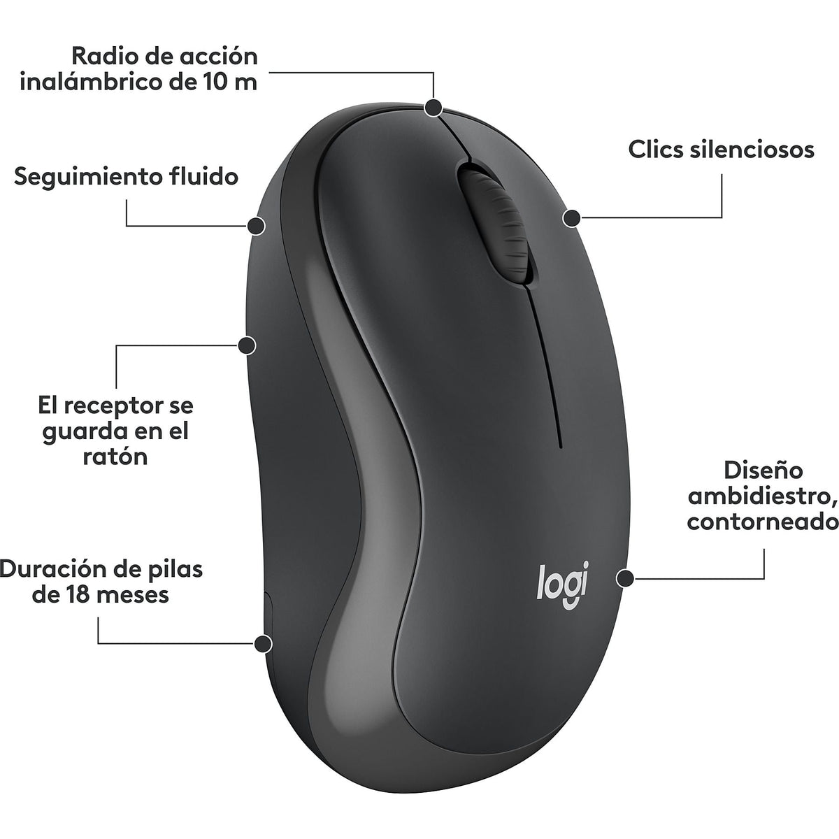 TECLADO + RATON LOGITECH MK295 WIRELESS USB SILENT