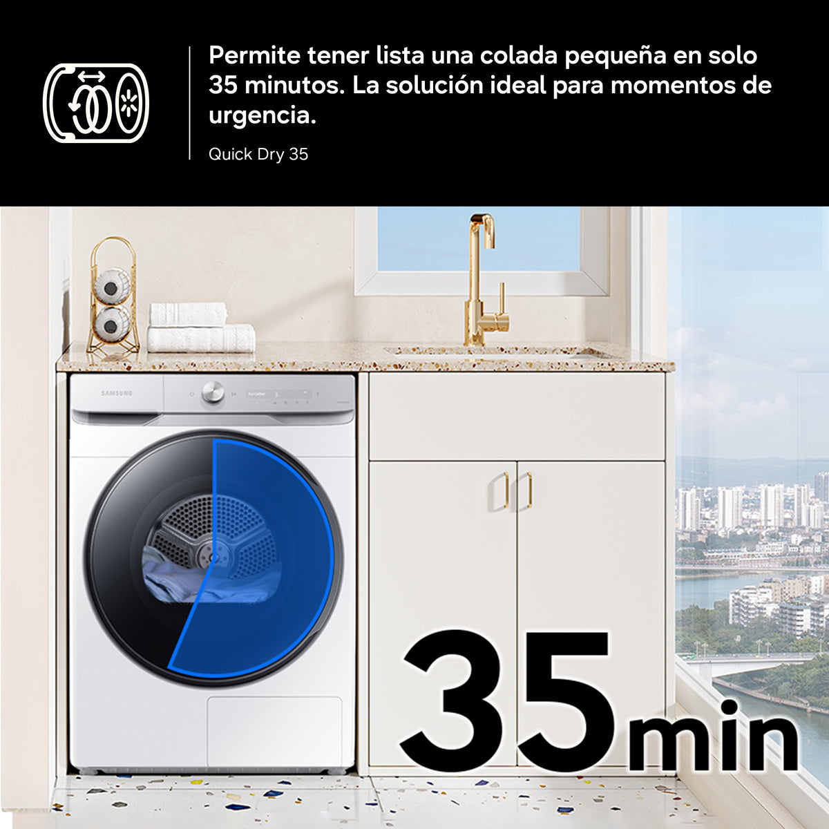 SECADORA SAMSUNG DV90DG52A0AEEC 9K BC BCA WIFI