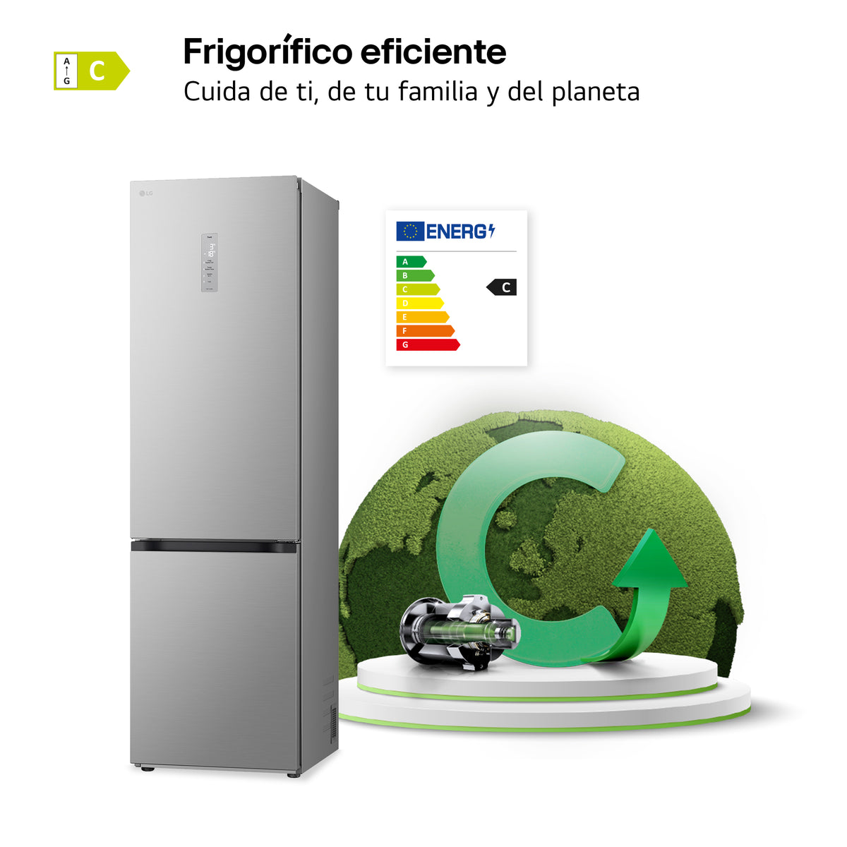 LG GBV7270CPY – detalle interior del frigorífico