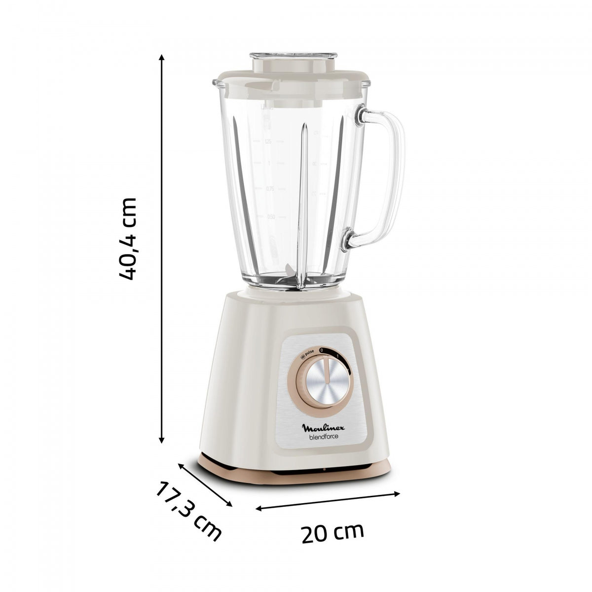 BATID. VASO MOULINEX LM430A10 800W V/C 1,75L