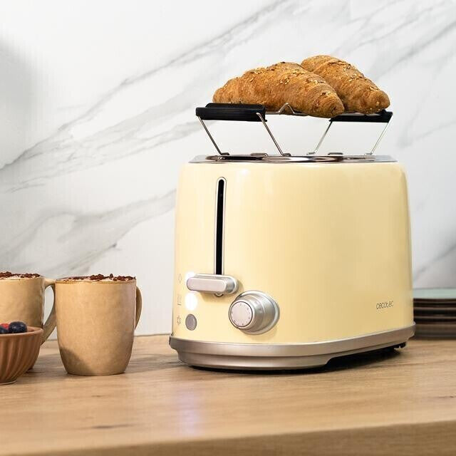 TOST. CECOTEC TOAST&TASTE 1000 BEIGE 2R CORTO 3232