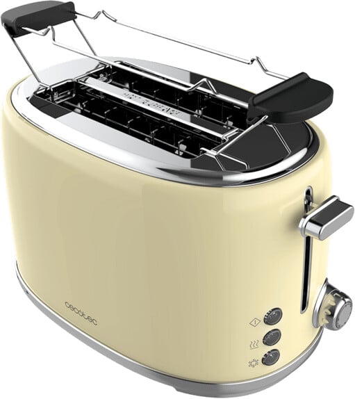 TOST. CECOTEC TOAST&TASTE 1000 BEIGE 2R CORTO 3232