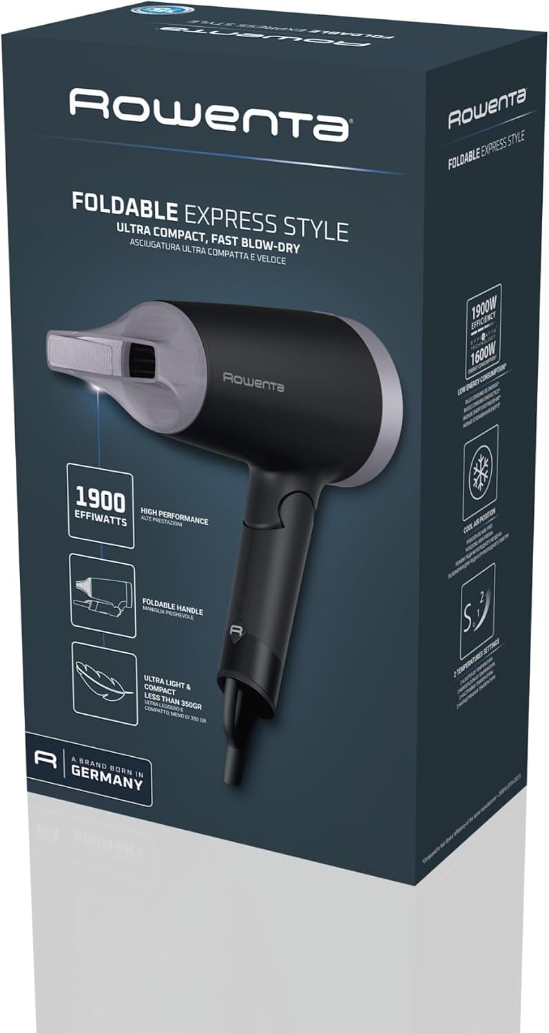 SECADOR ROWENTA CV1831 1600W VIAJE PLEGABLE