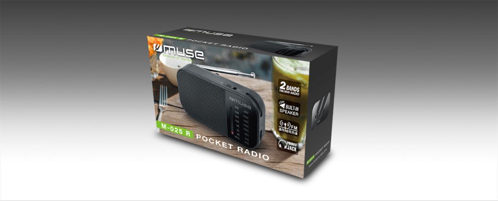 RADIO PORTATIL MUSE M-025R FM/AM NEGRO