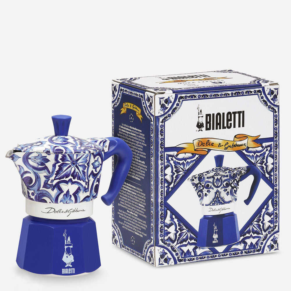 CAFET. ITALIANA BIALETTI MOKA D&G BLU MEDIT. 3T