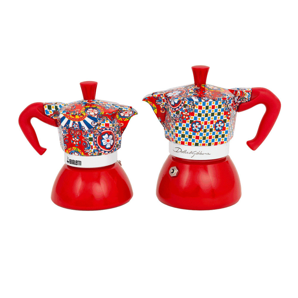 CAFET. ITALIANA BIALETTI INDUCTION D&G RED 4T