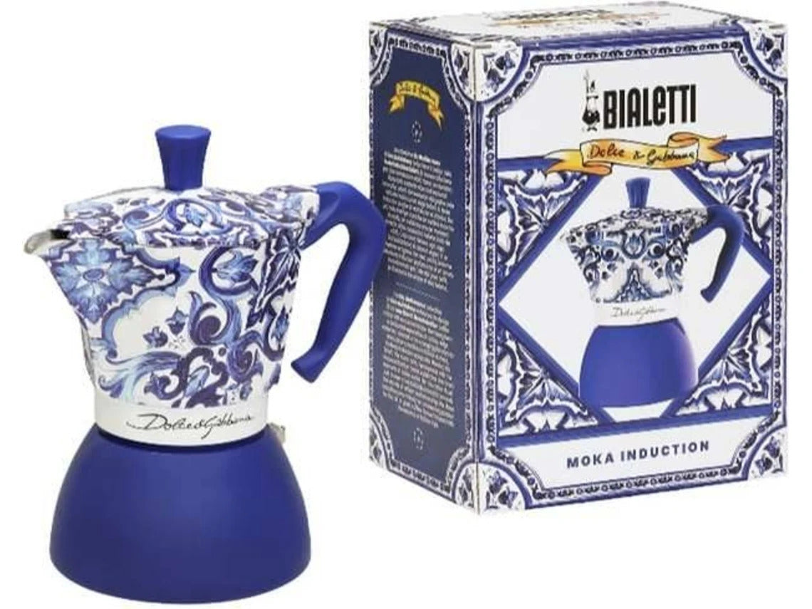 CAFET. ITALIANA BIALETTI INDUCTION D&G BLU MEDI 6T