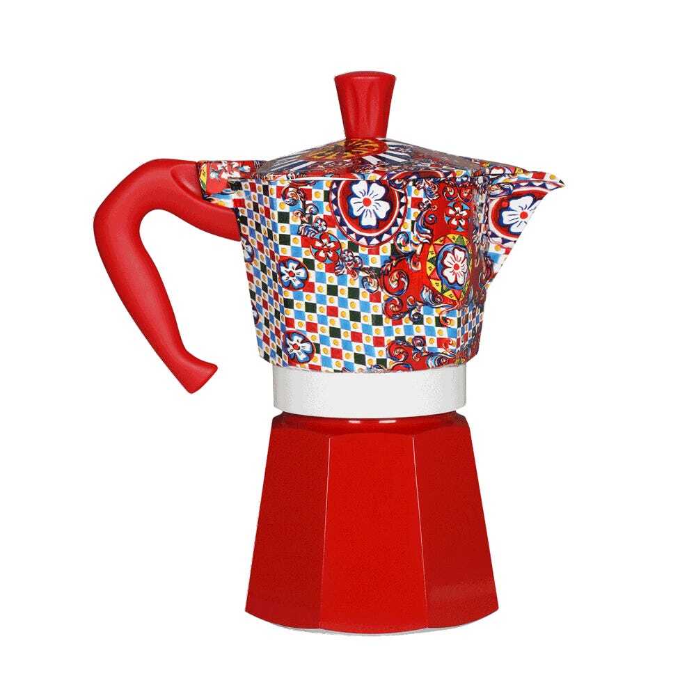CAFET. ITALIANA BIALETTI MOKA EXPRESS D&G RED 3T