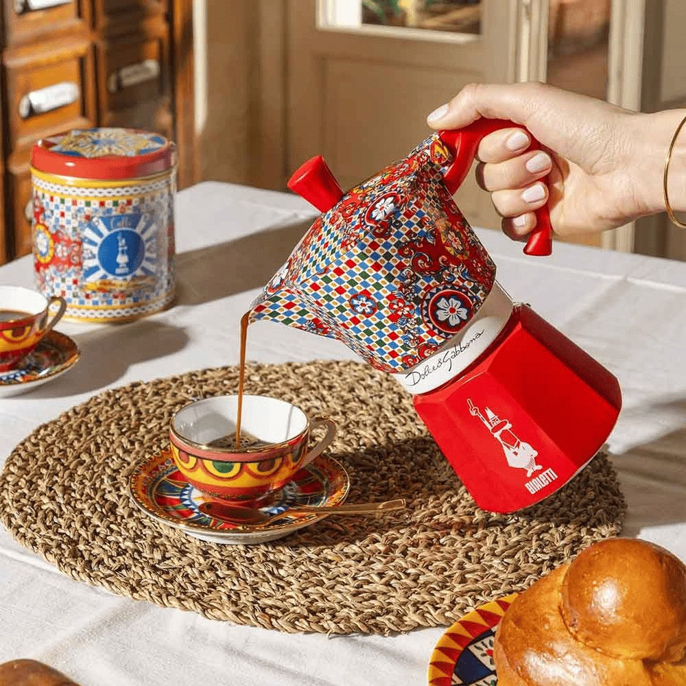 CAFET. ITALIANA BIALETTI MOKA EXPRESS D&G RED 6T