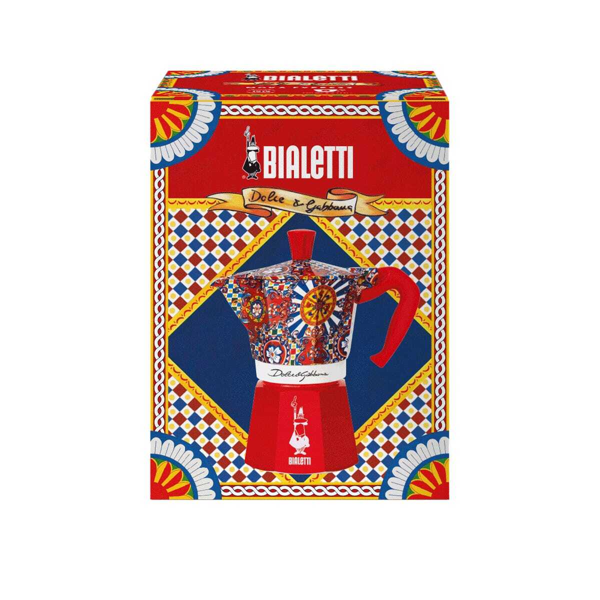 CAFET. ITALIANA BIALETTI MOKA EXPRESS D&G RED 6T