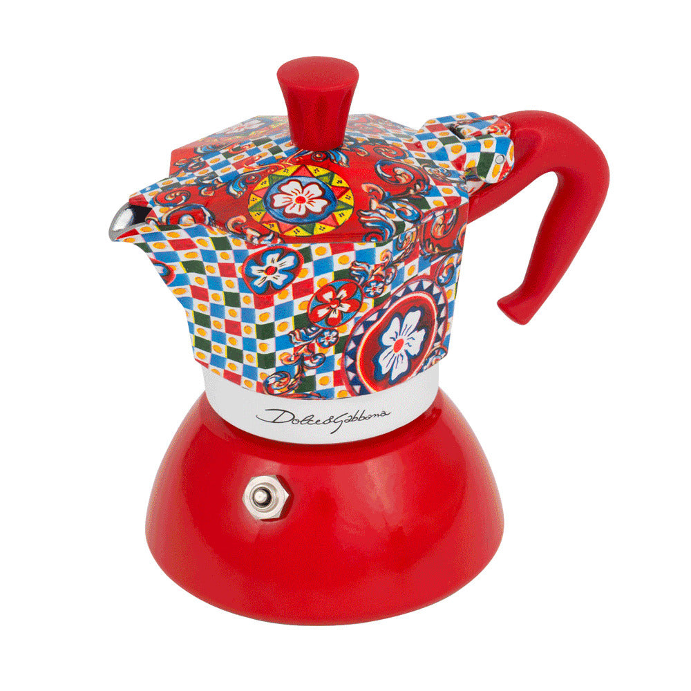 CAFET. ITALIANA BIALETTI INDUCTION D&G RED 2T