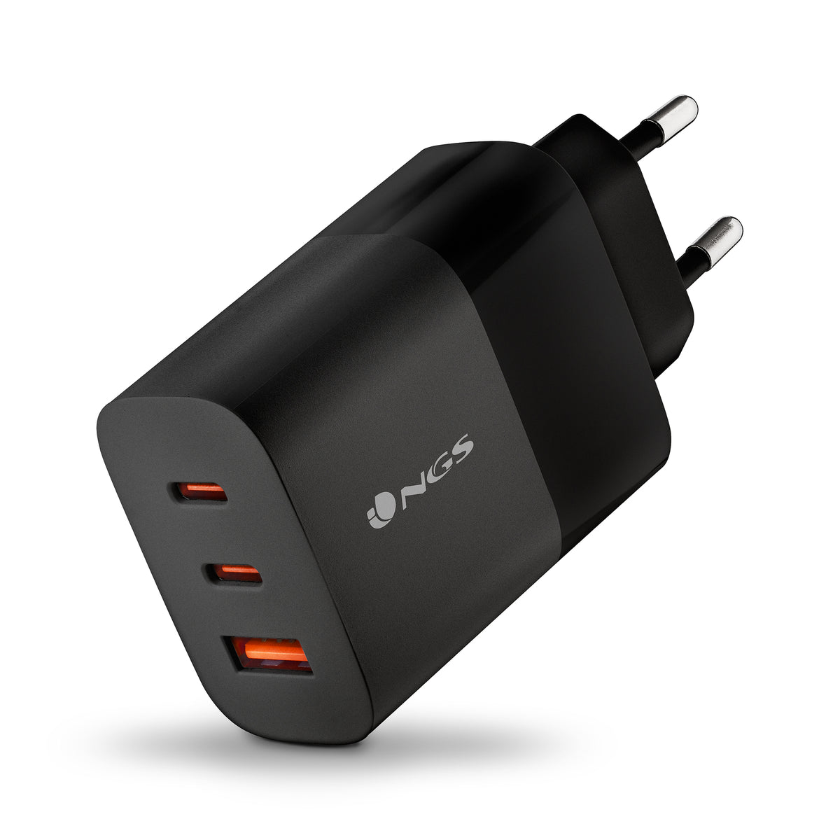 CARGADOR DE PARED NGS 65W 2 USB-C+1 USB-A