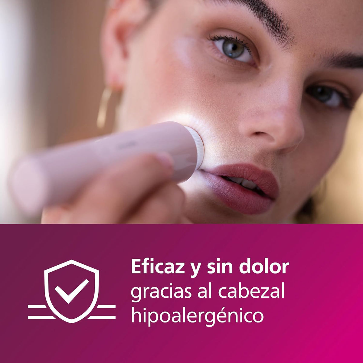 DEPIL. PHILIPS BRR454/00 FACIAL ESPEJO Y LUZ