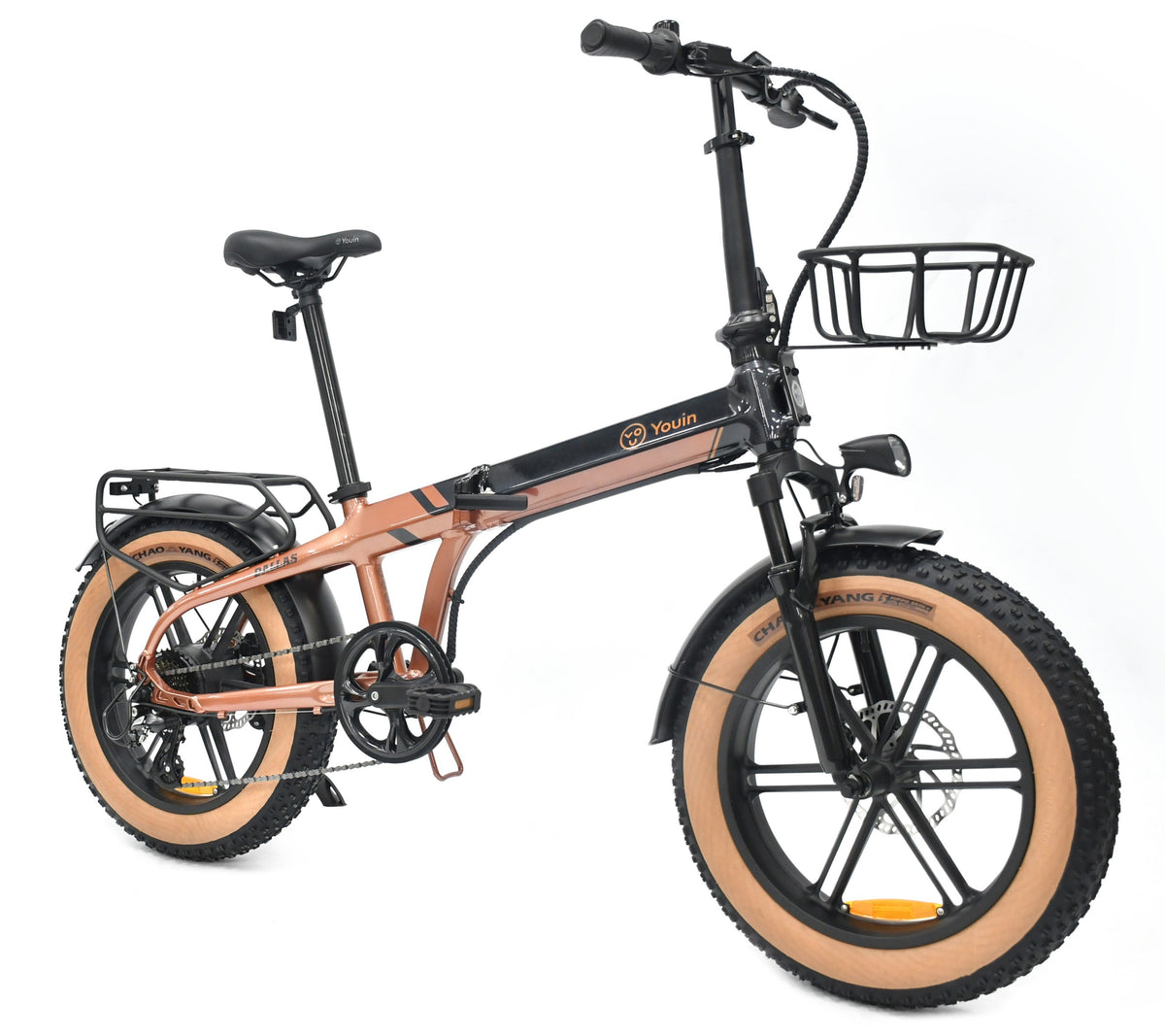 BICICLETA ELECTRICA YOUIN BK1650 DALLAS COBRE/NEGR