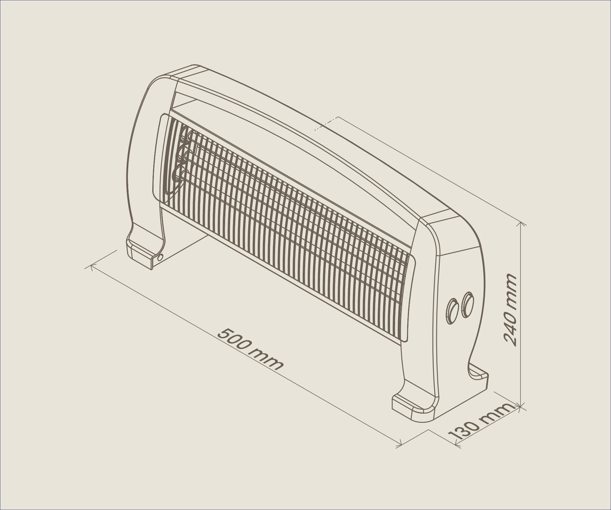 INFRAR. ARTICA AI1200 1200W