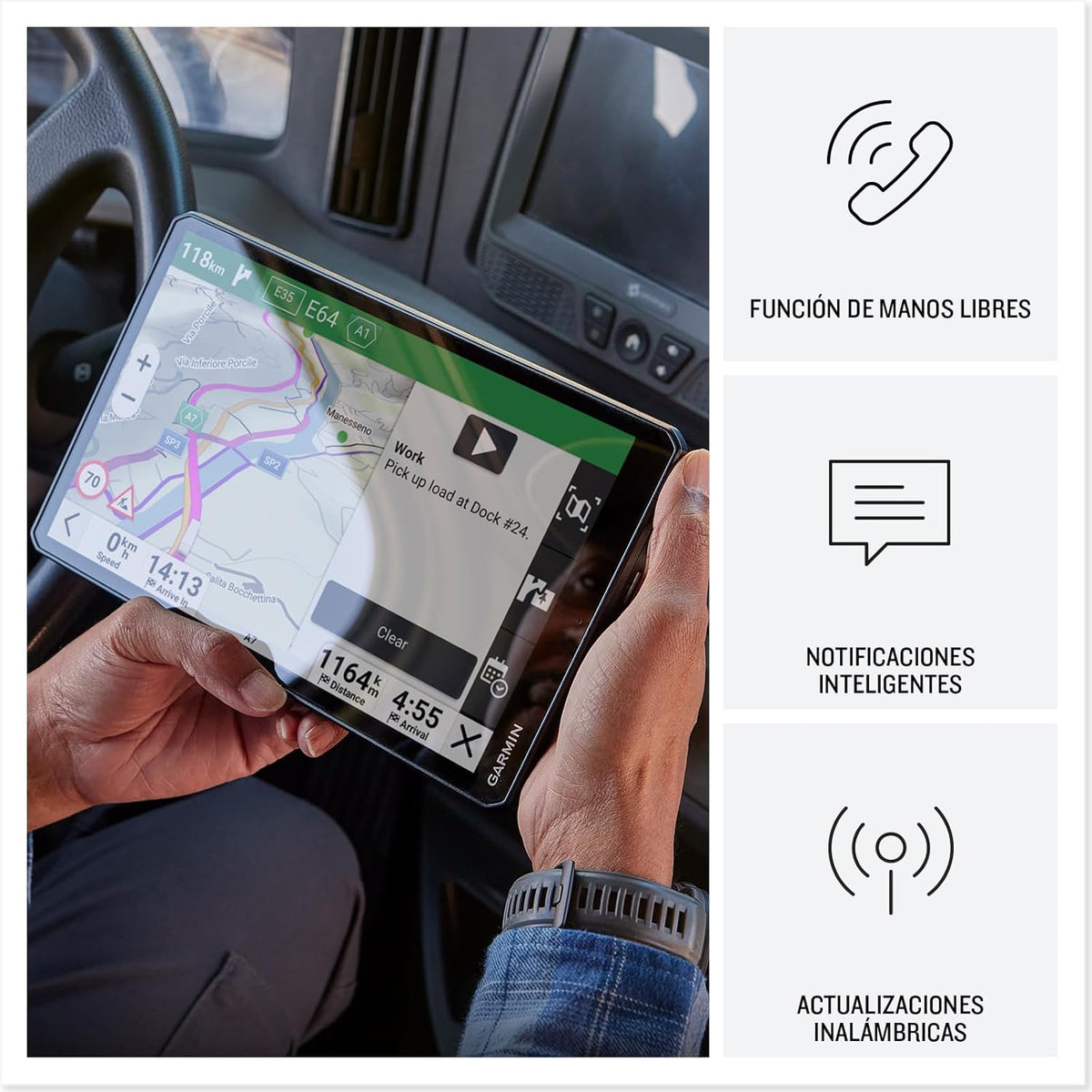 GPS GARMIN DEZL LGV820 8" CAMION