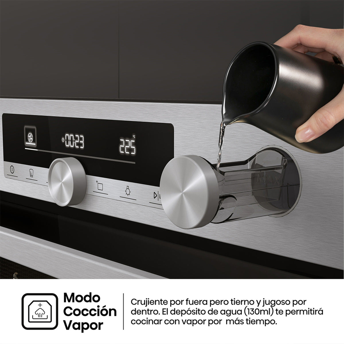 HORNO HISENSE O643PX 77L GT PIRO SONDA TERMIC INOX