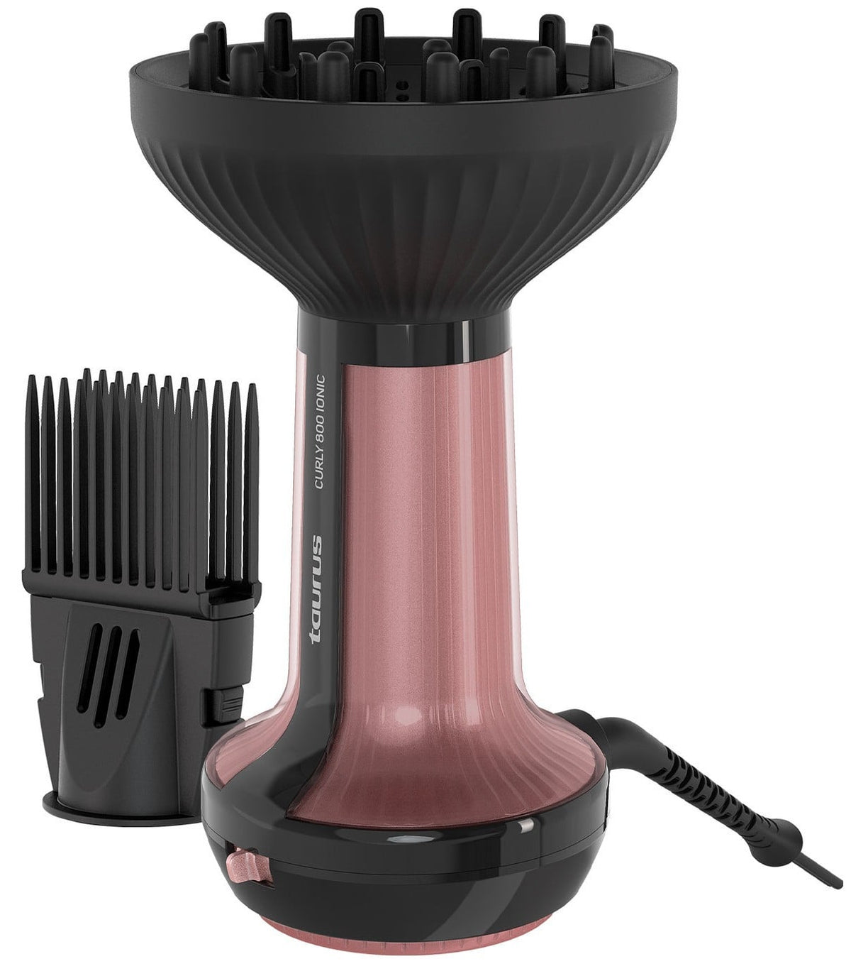 SECADOR TAURUS CURLY 800W IONIC DIFUSOR PRO