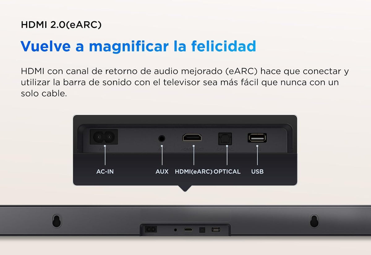 BARRASONIDO TCL S45HE 2.0 100W DOLBY ATMOS