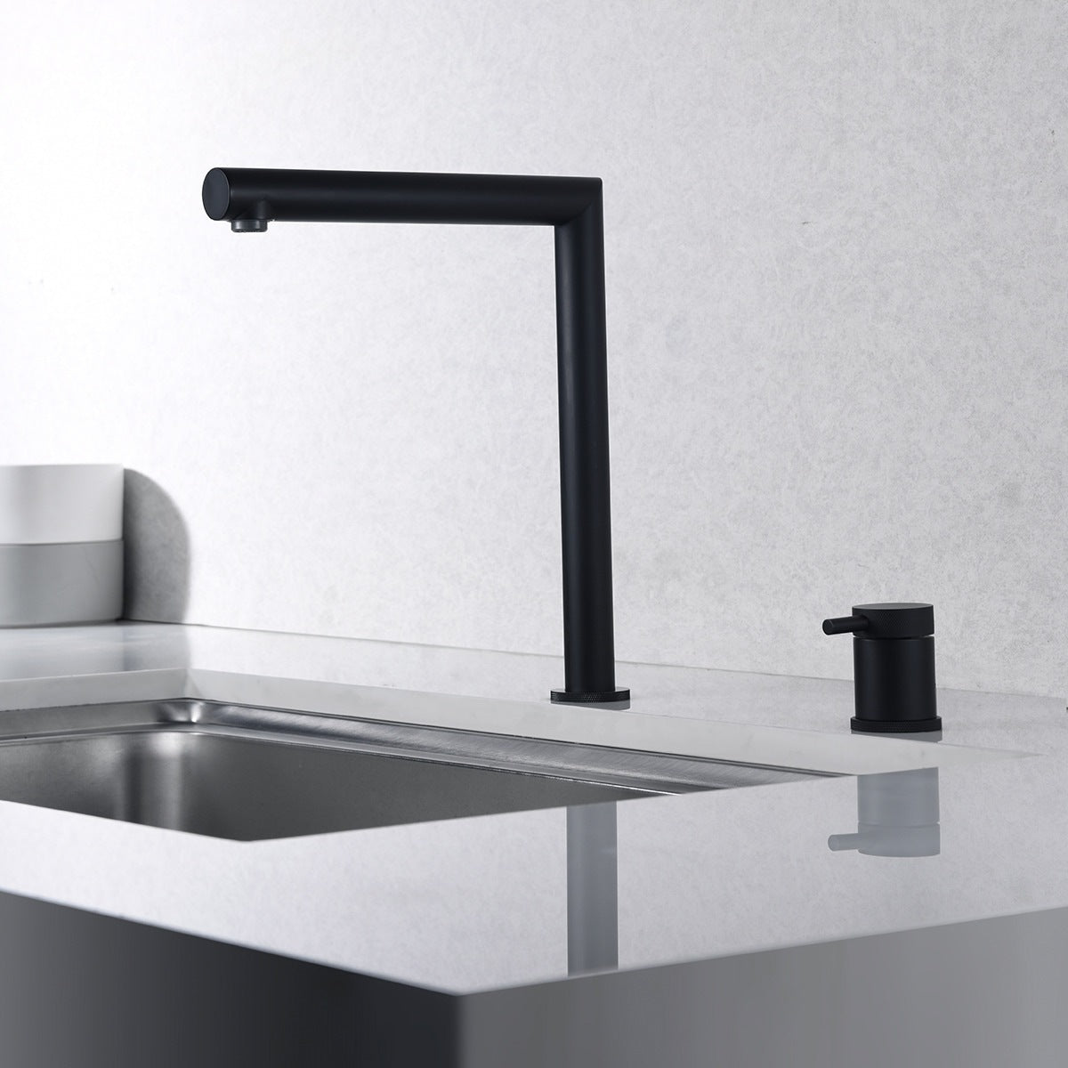 GRIFO COCINA IMEX GCE018NG ESCAM ITACA NEGRO MATE