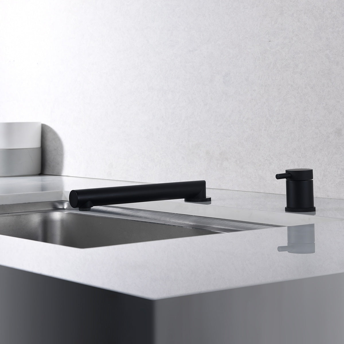 GRIFO COCINA IMEX GCE018NG ESCAM ITACA NEGRO MATE