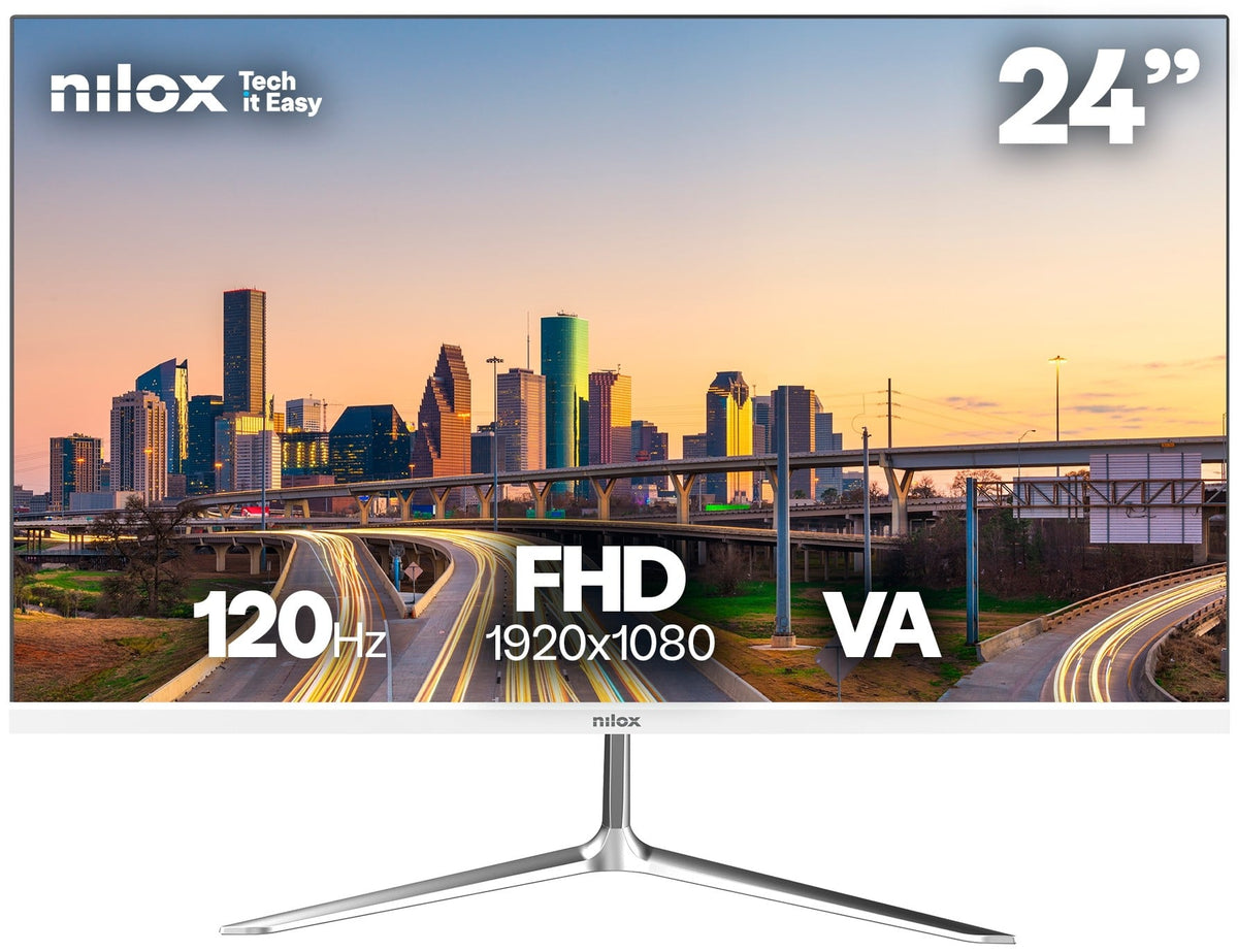 MONITOR NILOX 24" NXM24FHD1201W 120HZ FHD 4MS
