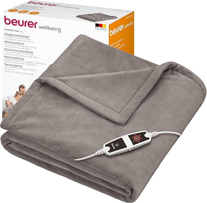MANTA BEURER HD150 XXL TAUPE 150x130 150W