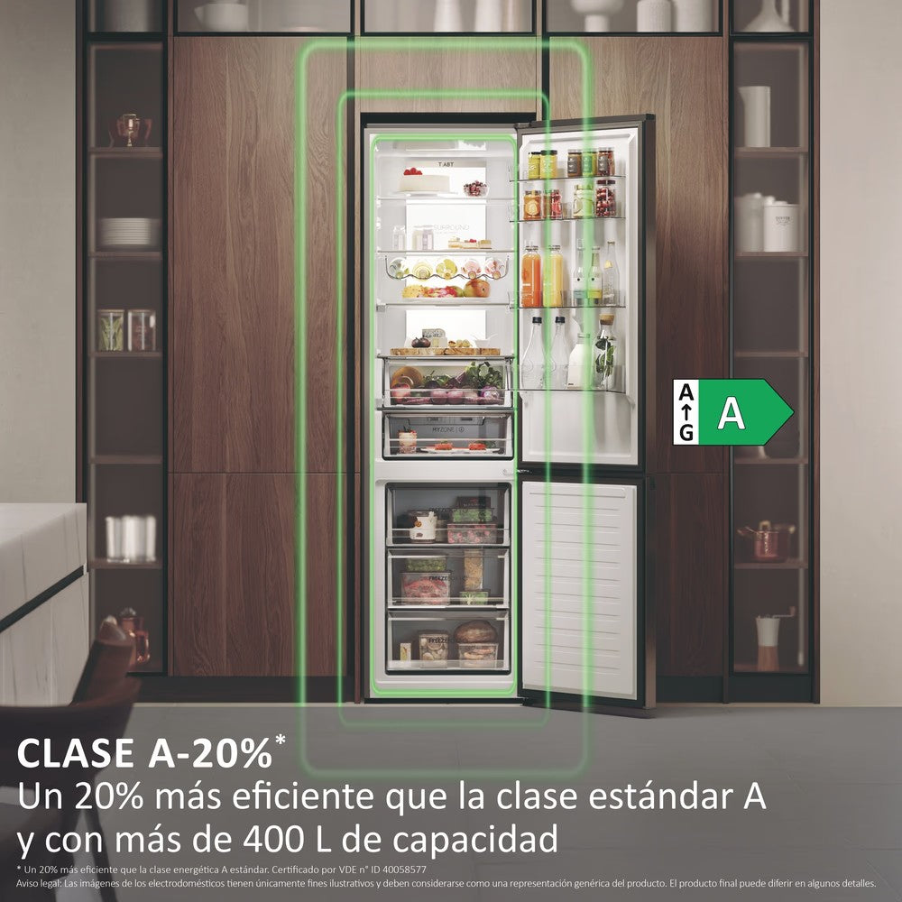 Haier HDPW7620AANPK – distribución de estantes y compartimentos