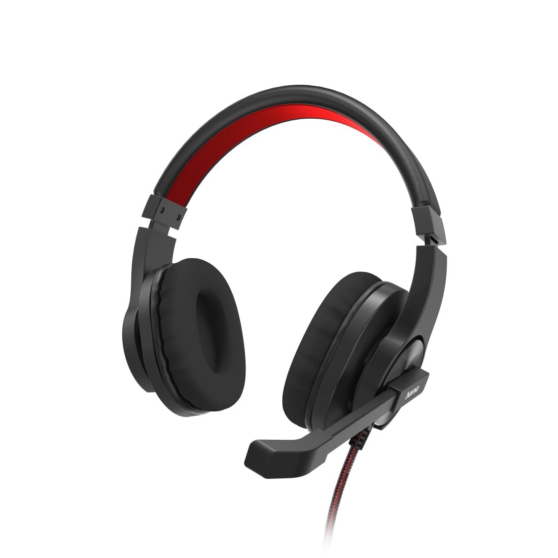 AURICULAR HAMA 00139937 HS-USB 400 V2 ROJO/NEGRO