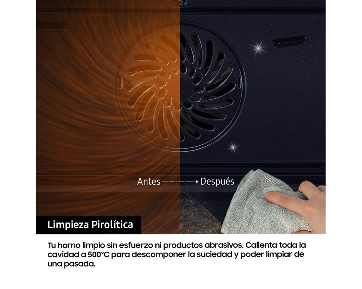 Samsung NV7B4430ZAS/U1 – tecnología Dual Cook