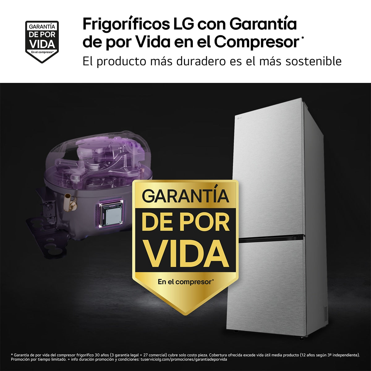 Frigorífico combi LG GBBW726CMB – distribución de estantes y compartimentos
