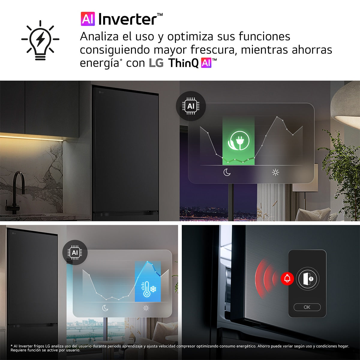 Frigorífico combi LG GBBW726CMB – vista adicional del producto
