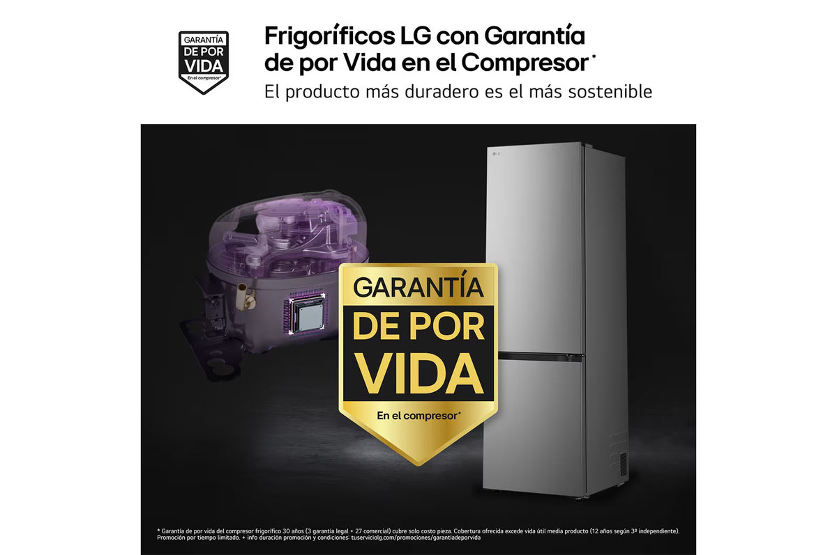 Frigorífico combi LG GBBSJ20DPY – detalle interior