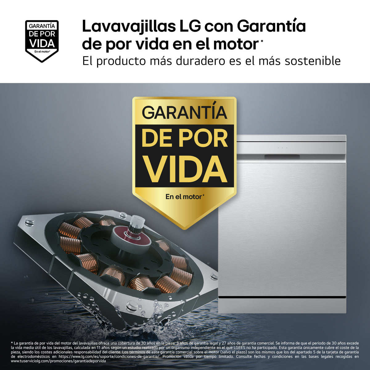 LVJ. LG DF375HVS 3ºB 6P 60CM QUADWASH INOX
