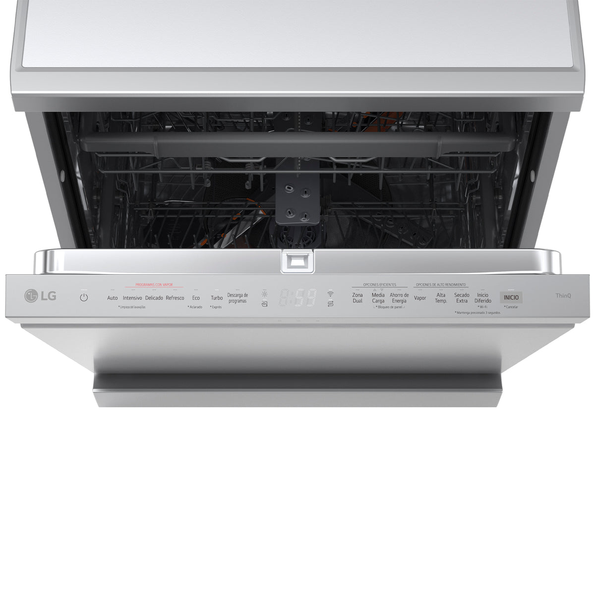 LVJ. LG DF375HVS 3ºB 6P 60CM QUADWASH INOX