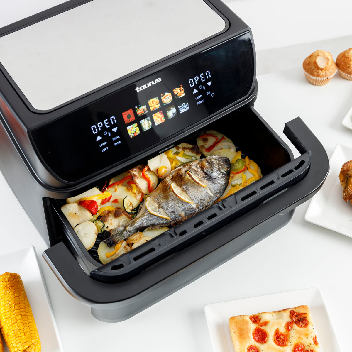 FREIDORA AIRE TAURUS AIRF.GRILL 360XL 10L 4RESIST.